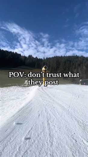 No snow in the alps this year.