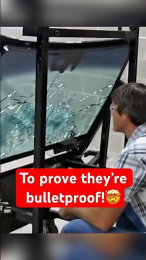 CEO Stands Behind Bulletproof Glass During Live Gunfire Test