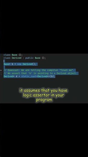 Static vs Dynamic Cast Speed vs Safety 🏎️