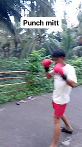 Punch mitt boxing #everyoneシ゚ #boxing #magaling | Isabelo Polistico