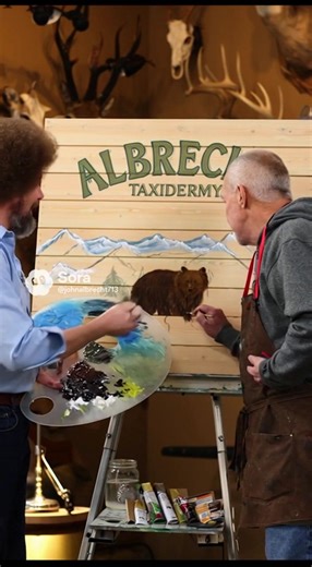 Bob Ross: Humor and Fun on Trending Reels