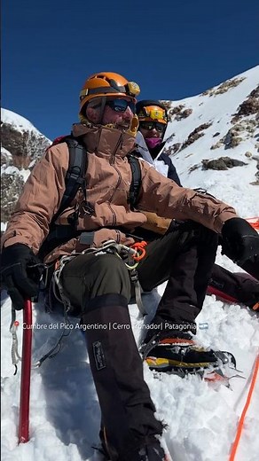 📍Cumbre del Pico Argentino | Cerro Tronador | Patagonia Argentina 🇦🇷 | #montañismo #bariloche