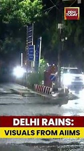 Delhi Rains Today: Visuals From AIIMS | Monsoon Update | India Today