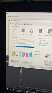 Why does the Epson print preview show a totally different output