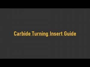 Carbide Turning Insert - Guide by engineeringsupplies.co.uk