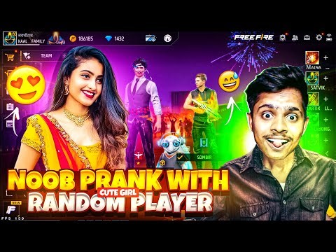 Noob Prank with Random Hot Girls 😝 | Prank Gone Wild 😈| Garena Free Fire