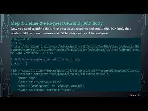 Bulk Configure Multiple Custom Domains in Azure WebApp Efficiently