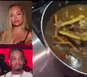 Latto made some gumbo for 21 and his unc, and I just know they went to the bathroom immediately after.It look worse than Mama Tina’s gumbo. 😩