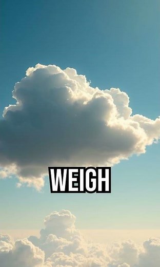 Why do clouds float? #clouds #science #funfact