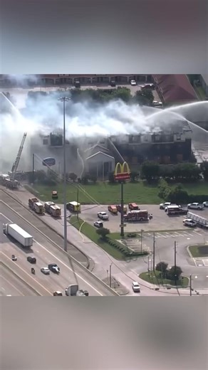 2.1M views · 8.2K reactions | ::: NEW ::: A Fairfield Inn & Suites in Houston went up in flames yesterday. Thankfully no injuries reported. According to the Channelview Fire Department, the hotel was vacant because of a previous fire! The cause of the fire is under investigation. | The Robbie Harvey | Facebook