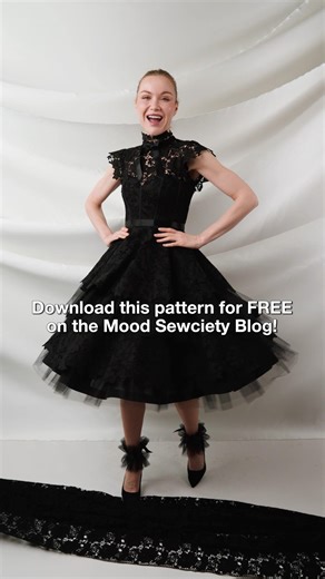 New FREE Sewing Pattern! The Reims Soirée Dress 🖤✨