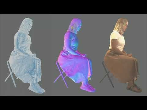 Real time colorful 3D model creation