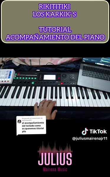 Tutorial de Piano para RIKITITIKI - Los Karkik's