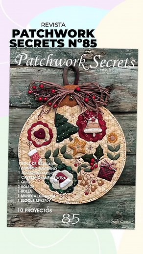 21 reactions | Nueva Revista Patchwork Secrets número 85 (Noviembre...