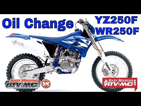 How To Change the Oil on a Yamaha YZ250F and WR250F
