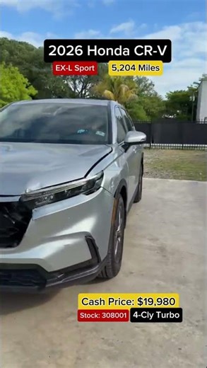 🚗 2026 Honda CR-V EX-L Sport