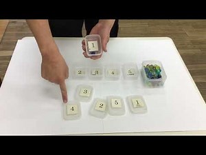 【特別支援教育 簡単手作り教材 算数】数と具体物の対応