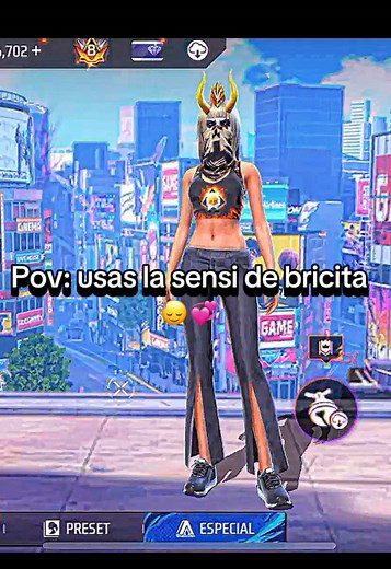 Configuración óptima para Free Fire: Sensi de Bricita