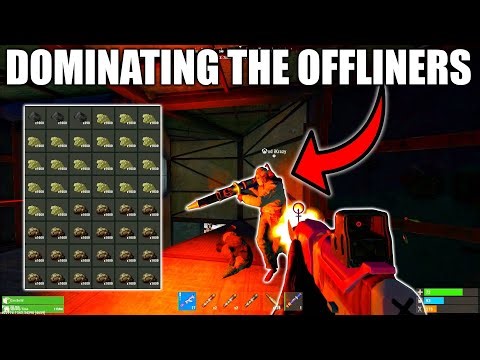 How the BEST 4 Man DOMINATES Offline RAIDERS - Rust Console Edition