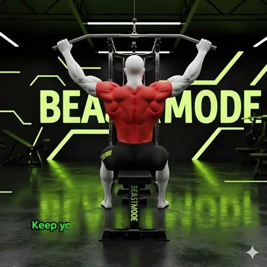 🔥 Lat Pulldown Tutorial — Build a Wider Back (BeastMode Digital) 🔥