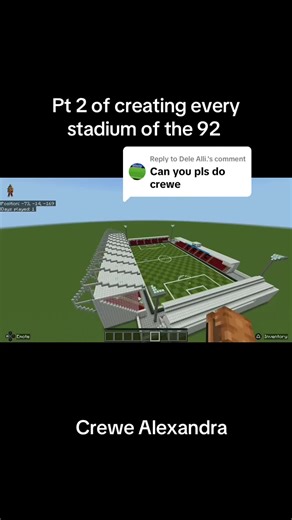 Exploring Football Stadiums in Minecraft