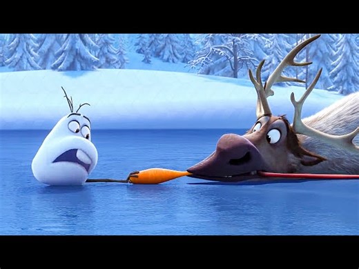 Frozen: Olaf vs. Sven - Simple Past & Past Continuous