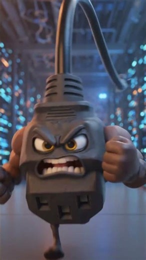 This is what your power cable thinks #animation #relatable