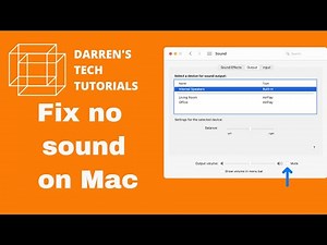 Sound not working on mac resolved
