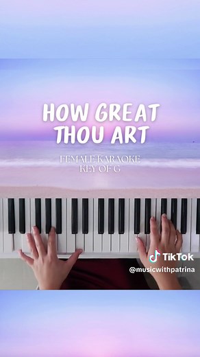 Sing-a-long to How Great Thou Art Karaoke in Piano Version! #howgreatthouart #karaoke #pianokaraoke #pianocover