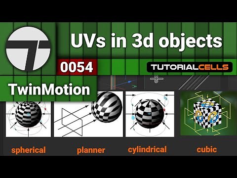 0054. UV projection in twinmotion