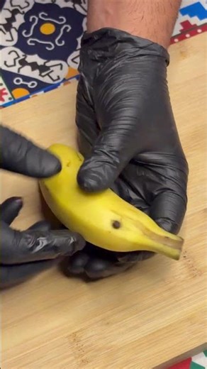 banana fruit carving ideas #food #foodlover #feed #shorts #foodart #fruitcarving #ytshorts #foodasmr