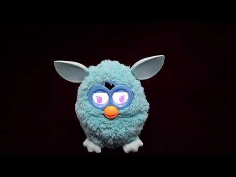 Furby/ファービー(2012/ファービー3)・Hasbro/ハズブロ・Taboo/タブー・ソーダブルー (ライトブルー/水色)・英語ver・液漏れ跡有