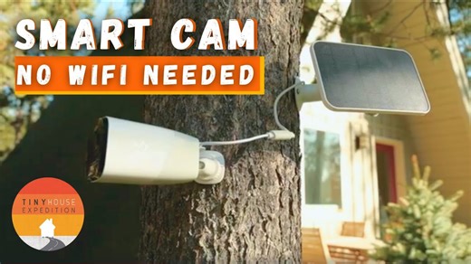 We test out the new Eufy 4G Starlight Camera — homestead & tiny home security without WiFi
