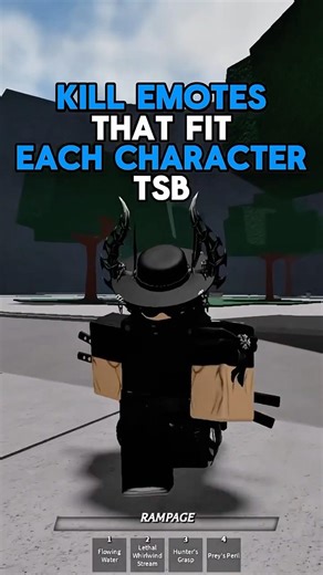 Kill EMOTES that fit EACH CHARACTER🔥 | The Strongest Battlegrounds #roblox #strongestbattlegrounds