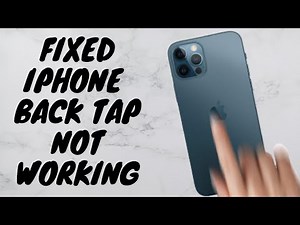 Fix iPhone Back tap not working ✅✅