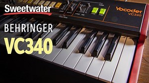 🎛 🎹 Introducing the new Behringer VC340 37-key analog synthesizer. It combines a vocoder, human voice machine, and string machine all in one! Shop this synth ▶️ http://bit.ly/2NTO5pK | Sweetwater
