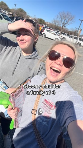 Grocery haul for a family of 4! #travelingwifelife #fulltimervliving #camper #grocery #groceryhaul #walmartfinds #walmarthaul | Michelle Coughran