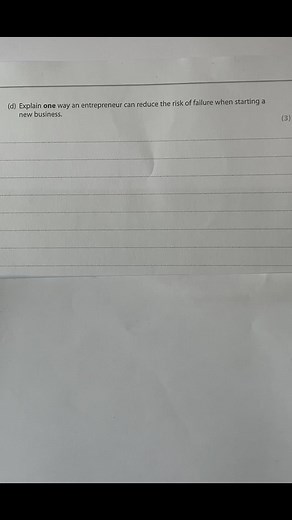 Another Business question 😊#gcsebusiness #alevelbusiness #alevels #exams2024