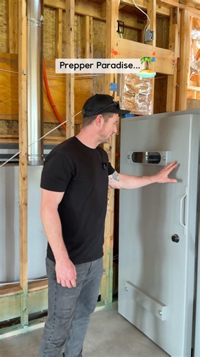 Panic-proof planning went into this closet…