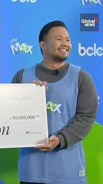 "Life changing": BC man takes home $80M in Canada's largest lottery jackpot win