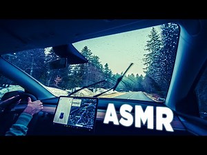 Driving You around Mountains to Sleep⛰️TESLA ASMR