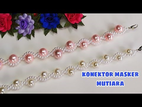 simple mask connector - how to make pearl mask connector - diy ear protector
