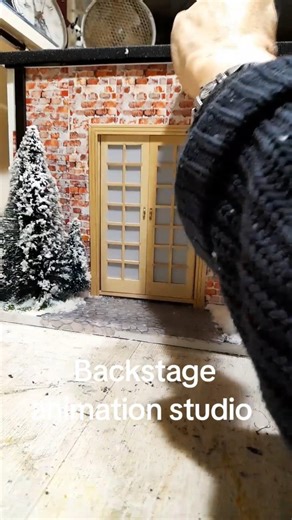 Backstage animation studio movie #animation #stopmotion #movie #art #new
