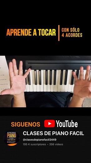 804 reactions · 27 shares | Aprende a tocar con solo 4 acordes ✨✅...