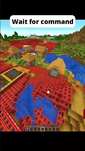 TNT Village 💥 Minecraft Command Block #minecraft