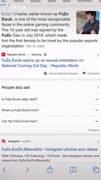 Did y’all hear that faze Ewok is now trans gender