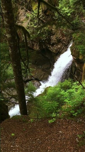 Gushing Rockface | Snoqualmie River | Franklin Falls Trail | Washington State #nature #waterfall