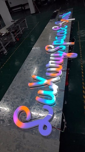 The illuminated billboard will catch your eye. Beautiful lights that I have never seen before. | Jlb Sign