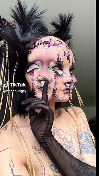 Three-Faced Drag Queen Makeup Tutorial for KAO Global Zoom Event