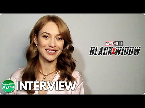 BLACK WIDOW | Olga Kurylenko Official Interview